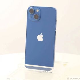 〔中古品〕 iPhone13 128GB ブルー MLNG3J／A SIMフリー【198】