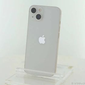 〔中古品〕 iPhone13 256GB スターライト MLNJ3J／A SIMフリー【247】