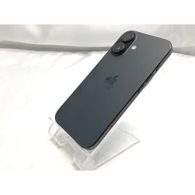【中古】Apple 国内版 【SIMフリー】 iPhone 16 128GB ブラック MYDQ3J/A【ECセンター】保証期間1ヶ月【ランクB】