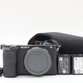 C040957-1)SONY a6400 ILCE-6400 ブラック シャッター数３２０回以下 ミラーレス一眼レフ