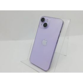 【中古】Apple au 【SIMフリー】 iPhone 14 512GB パープル MPX83J/A【宇田川】保証期間1ヶ月【ランクA】