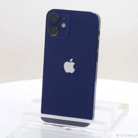 〔中古品〕 iPhone12 mini 256GB ブルー NGDV3J／A SIMフリー【377】