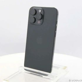 【中古】Apple(アップル) iPhone16 Pro Max 256GB ブラックチタニウム 3N528J／A SIMフリー 【352-ud】