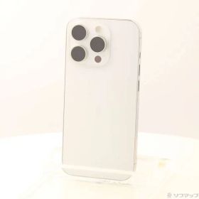 〔中古品〕 iPhone15 Pro 128GB ホワイトチタニウム MTU83J／A SIMフリー【344】