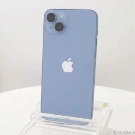【中古】Apple(アップル) iPhone14 Plus 128GB ブルー MQ4H3J／A SIMフリー 【269-ud】