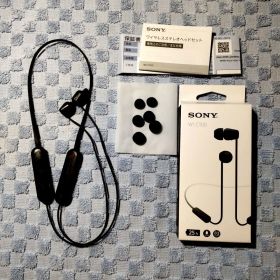 SONY WI-C100 ワイヤレスイヤホン ブラック