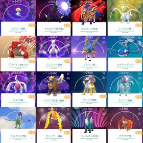 ❗️TL72伝説個体100:11体!伝説色違いシャドウ100!色違い636体!個体値100:190体 | ポケモンGOのアカウントデータ、RMTの販売・買取一覧