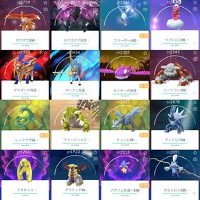 💥TL71伝説個体値100:6体!背景ザシアン剣の王!伝説幻442体!色違い291体所持 | ポケモンGOのアカウントデータ、RMTの販売・買取一覧