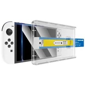 【1枚セット】For Switch 2 フィルム 貼り付けキット付き スイッチ 2/Switch 2 対応 ガラスフィルム 強化ガラス 硬度9H 高透過率 高感度タッチ 指紋防止 気泡防止 撥水撥油 耐衝撃 貼り付け簡単 液晶保護 超薄飛散防止 保護フィルム