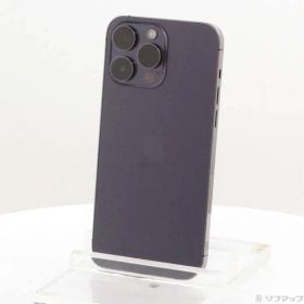〔中古品〕 iPhone14 Pro Max 256GB ディープパープル MQ9E3J／A SIMフリー【305】