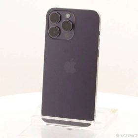 〔中古品〕 iPhone14 Pro Max 512GB ディープパープル MQ9J3J／A SIMフリー【276】