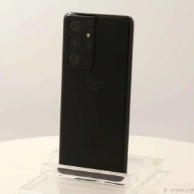【中古】SAMSUNG(サムスン) Galaxy S21 Ultra 5G 256GB ファントムブラック SC-52B docomoロック解除SIMフリー 【262-ud】