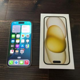【Apple】iPhone 15 イエロー 256GB本体