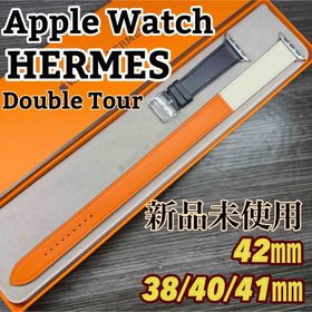 アップル(Apple)の3006 未使用 Apple Watch エルメス オレンジ クレ インディゴ(腕時計)