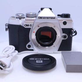 【極美品】OM SYSTEM OM-5 ボディー シルバー