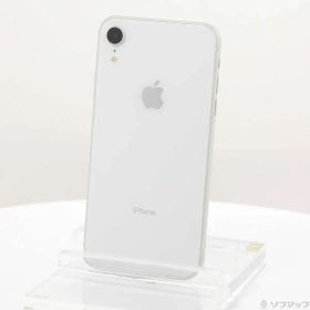〔中古品〕 iPhoneXR 64GB ホワイト MT032J／A SIMフリー【269】