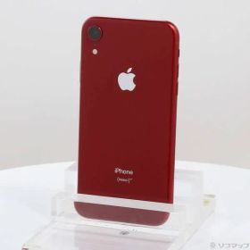 〔中古品〕 iPhoneXR 64GB プロダクトレッド MT062J／A SIMフリー【262】