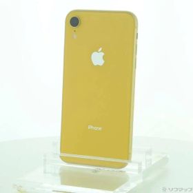 〔中古品〕 iPhoneXR 64GB イエロー MT082J／A SIMフリー【348】