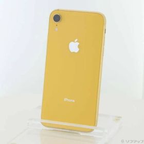 〔中古品〕 iPhoneXR 64GB イエロー MT082J／A SIMフリー【198】