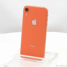 〔中古品〕 iPhoneXR 64GB コーラル MT0A2J／A SIMフリー【348】