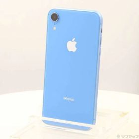 〔中古品〕 iPhoneXR 64GB ブルー MT0E2J／A SIMフリー【269】