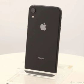 〔中古品〕 iPhoneXR 64GB ブラック MT002J／A SIMフリー【295】
