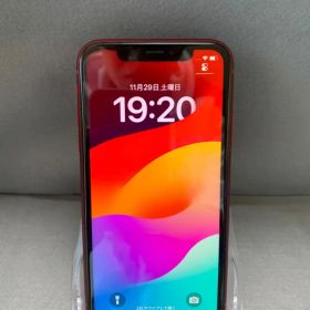 美品中古 国内版 SIMフリー iPhoneXR 128GB レッド色