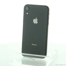 〔中古品〕 iPhoneXR 128GB ブラック NT0G2J／A SIMフリー【258】