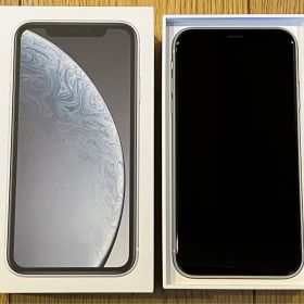 【極美品】 iPhone XR white 64GB 箱あり