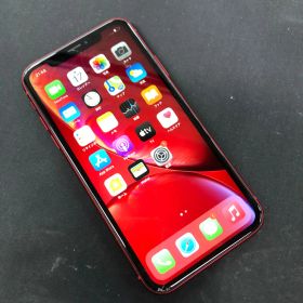 【訳あり品】iPhone XR Softbank SIMロック 128GB レッド【保証なし】