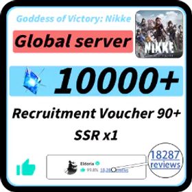 [グロバ] 10000+ダイヤ | SSR x1 | 採用バウチャー 90+ ✅