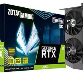 ZOTAC GAMING GeForce RTX 3050 Twin Edge OC グラフィックスカード 8GB GDDR6