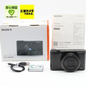 【美品】 Sony Cyber-shot DSC-WX500 ブラック コンパクトデジタルカメラ 光学30倍ズーム 1820万画素 #0401269