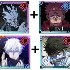 2周年真人［剥き出しの+領域五条+両面+乙骨憂太+石100000~120000+ガチャ券50~60枚 | ファンパレ(呪術廻戦ファントムパレード)のアカウントデータ、RMTの販売・買取一覧