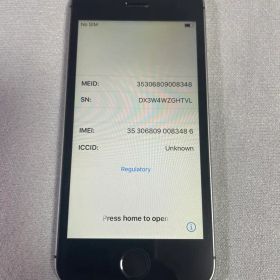 《美品》 iPhoneSE 32GB SPACE GRAY動作OK SIMフリー