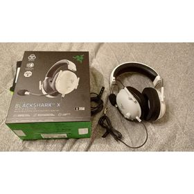 Razer BLACKSHARK v2x 白 レイザーブラックシャーク ゲーム(ヘッドフォン/イヤフォン)