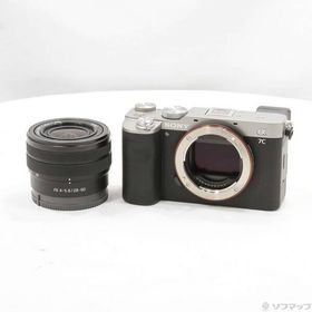 〔中古〕SONY(ソニー) α7C ズームレンズキット シルバー ILCE-7CL S〔349-ud〕