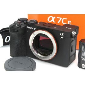 【全額返金保証】【全額返金保証】極美品｜ソニー α7C II ILCE-7CM2 ボディ [ブラック]（センサー清掃済） CA01-R3569-2P3