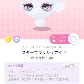 スターフラッシュアイ 2点 | ポケコロツイン(ポケツイ)のアイテム、RMTの販売・買取一覧