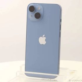 〔中古品〕 iPhone14 256GB ブルー MPWN3J／A SIMフリー【262】