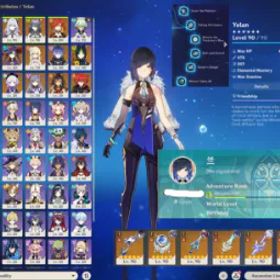 🔥 【アジア】AR60💎24 レジェンド👑上位 ダメージ 卒業生🔥夜蘭 完凸+R5🔥 スカーク🔥・フリナ🔥ヌヴィレット C1🔥 ナヒダ C2🔥 エスコフィエ🔥 ティニャリ C2✨30 ゴールド スター💎1900+ 原石