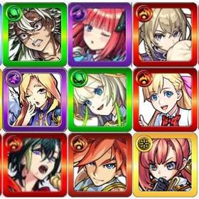 石垢-空条承太郎SC+不死川実弥+中野二乃+マサムネx2+エル+ルシファー+ニケ+マナx2+メビウス | モンストのアカウントデータ、RMTの販売・買取一覧