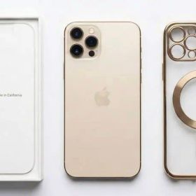 【美品】Apple iPhone 12 Pro 128GBゴールド 本体とケース