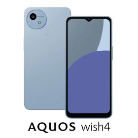 SHARP（シャープ） AQUOS wish4（4GB/64GB） ブルー（SIMフリー版） SH-M27-A