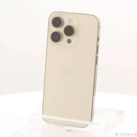 〔中古品〕 iPhone14 Pro 128GB ゴールド MQ073J／A SIMフリー【377】