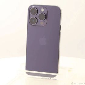 〔中古品〕 iPhone14 Pro 128GB ディープパープル MQ0F3J／A SIMフリー【262】