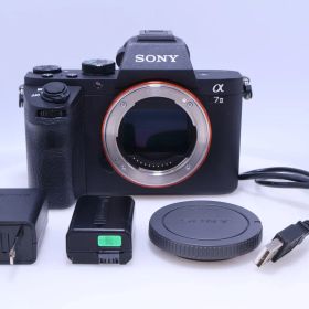 【6,074回 美品】SONY α7II ボディ ブラック ILCE-7M2 フルサイズ ミラーレス一眼カメラ