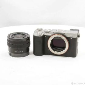 【中古】SONY(ソニー) α7C ズームレンズキット シルバー ILCE-7CL S 【349-ud】