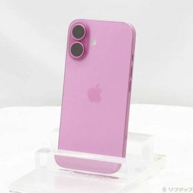 〔中古品〕 iPhone16 128GB ピンク MYDT3J／A SIMフリー【349】