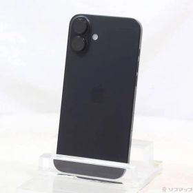 〔中古品〕 iPhone16 Plus 256GB ブラック MXVG3J／A SIMフリー【349】